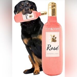 Wine Bottle Plush Squeaking Toy